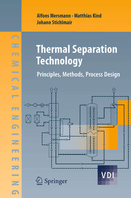 Book cover of Thermal Separation Technology