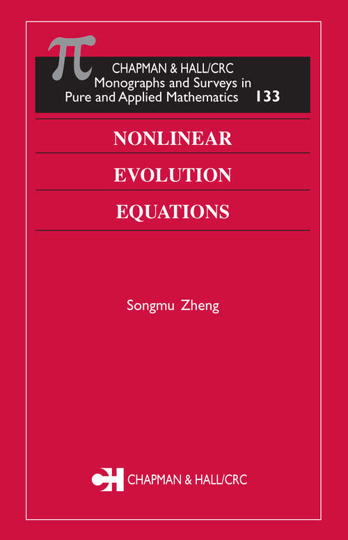 Book cover of Nonlinear Evolution Equations (1)