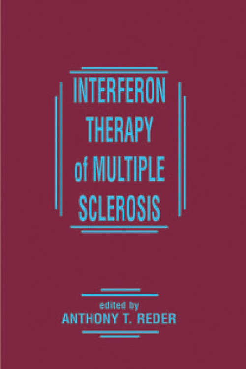 Book cover of Interferon Therapy of Multiple Sclerosis (1)