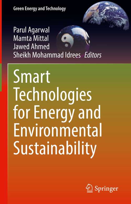 Book cover of Smart Technologies for Energy and Environmental Sustainability (1st ed. 2022) (Green Energy and Technology)