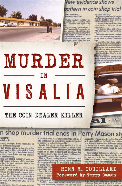 Book cover of Murder in Visalia: The Coin Dealer Killer (Murder And Mayhem Ser.)