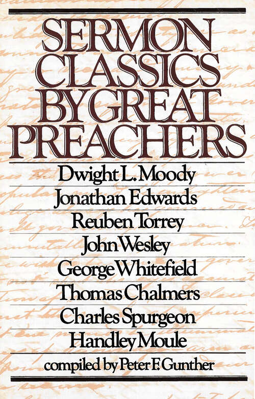 Book cover of Sermon Classics by Great Preachers (Digital Original)
