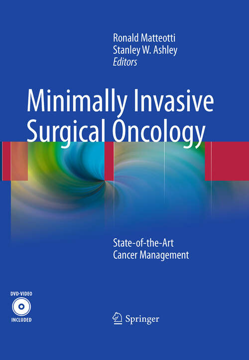 Book cover of Minimally Invasive Surgical Oncology