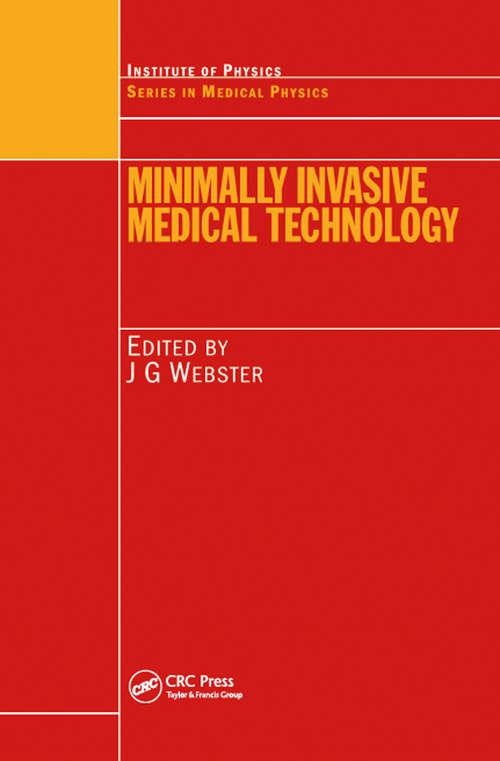 Book cover of Minimally Invasive Medical Technology