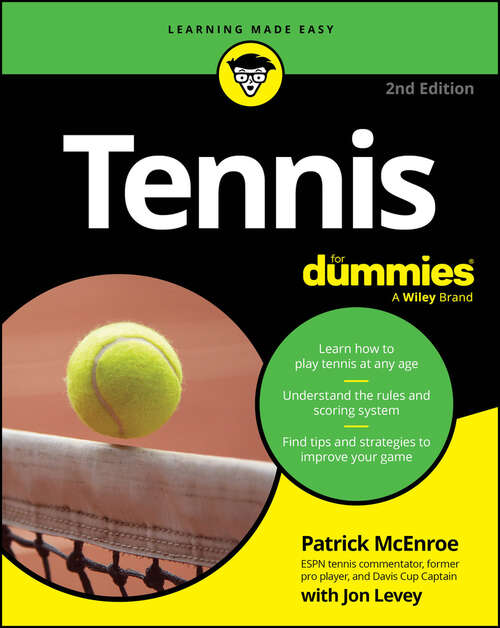 Book cover of Tennis For Dummies