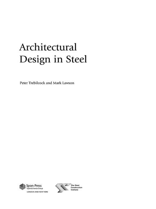 Book cover of Architectural Design in Steel