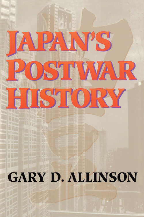 Book cover of Japan'S Postwar History