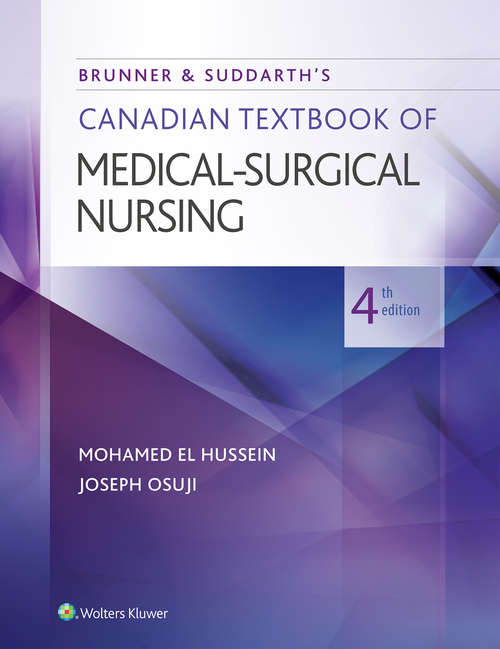 Book cover of Brunner & Suddarth's Canadian Textbook of Medical-Surgical Nursing