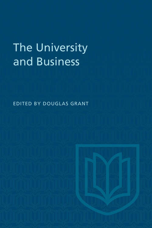 Book cover of The University and Business