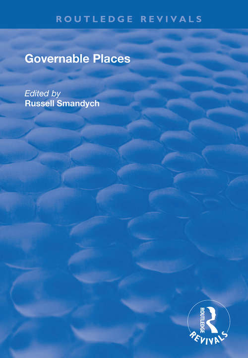 Book cover of Governable Places: Readings on Governmentality and Crime Control (Routledge Revivals)