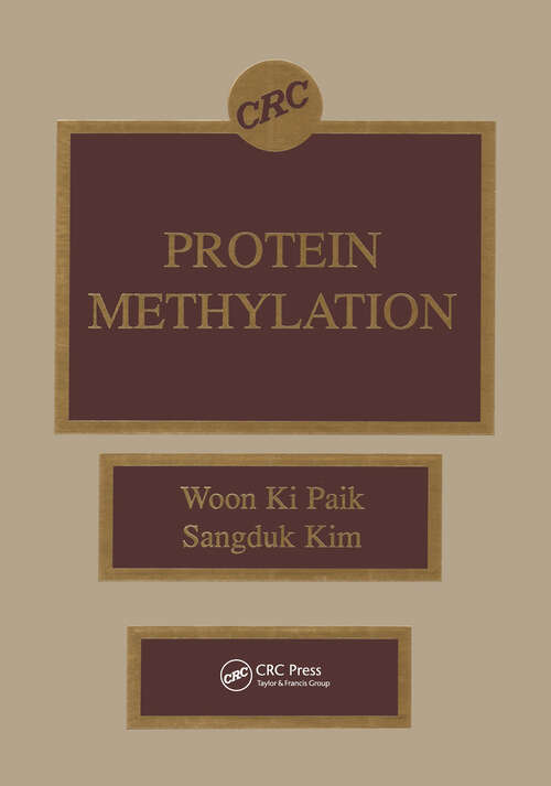 Book cover of Protein Methylation (1)