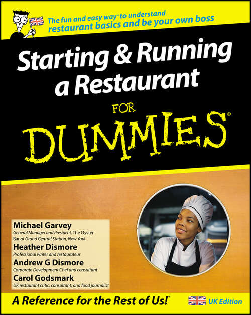 Book cover of Starting and Running a Restaurant For Dummies, UK Edition