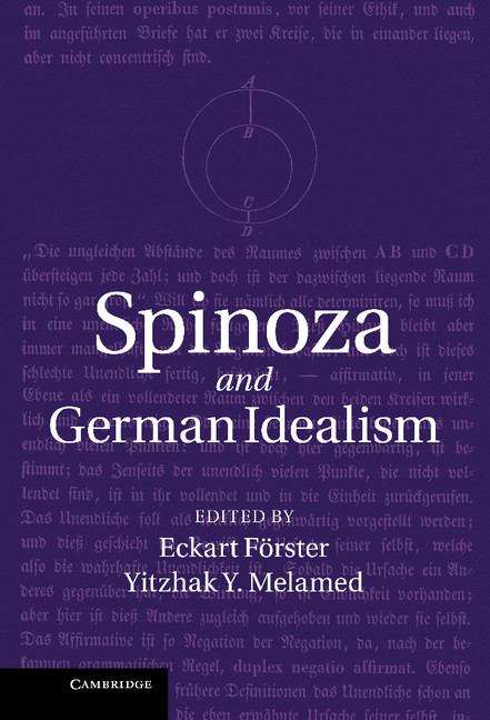 Book cover of Spinoza and German Idealism