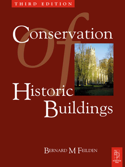 Book cover of Conservation of Historic Buildings (3)