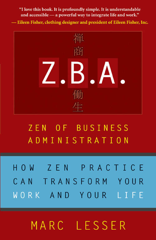 Book cover of ZBA: Zen of Business Administration