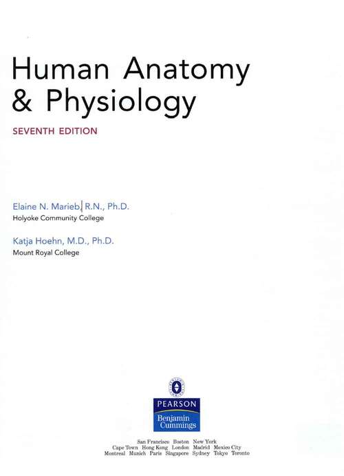 Book cover of Human Anatomy And Physiology (Seventh Edition)