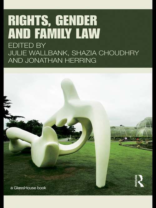 Book cover of Rights, Gender and Family Law