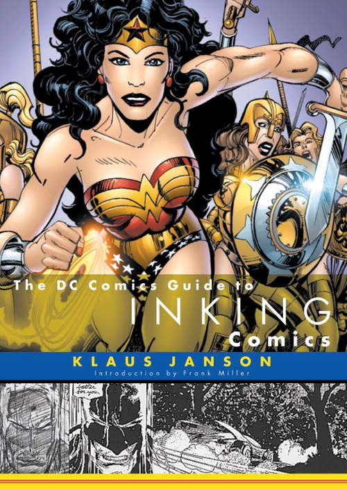 Book cover of The DC Comics Guide to Inking Comics