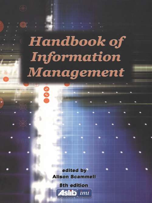 Book cover of Handbook of Information Management