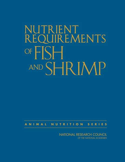 Book cover of Nutrient Requirements of Fish and Shrimp