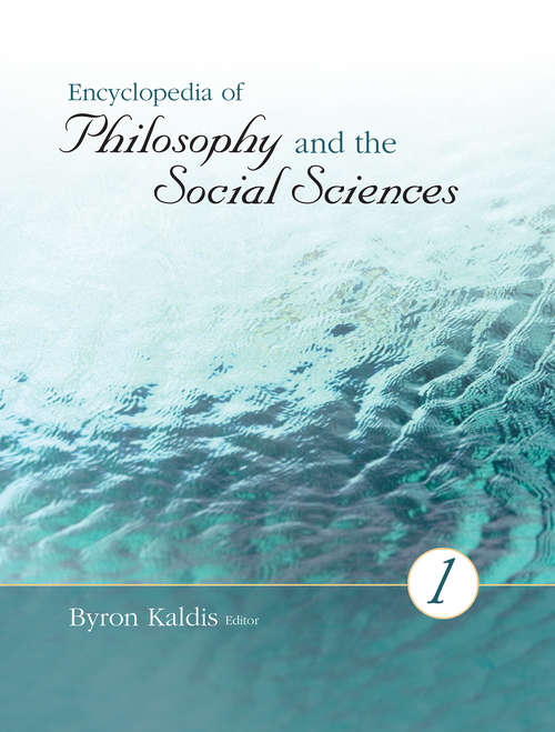 Book cover of Encyclopedia of Philosophy and the Social Sciences