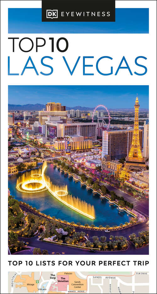 Book cover of DK Eyewitness Top 10 Las Vegas (Pocket Travel Guide)