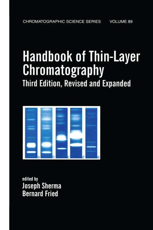 Book cover of Handbook of Thin-Layer Chromatography (3)