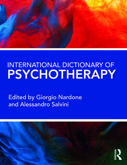 Book cover of International Dictionary of Psychotherapy