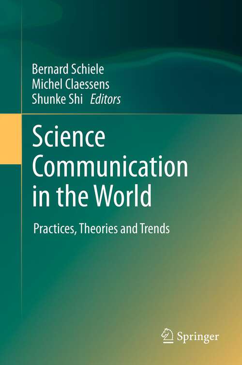 Book cover of Science Communication in the World