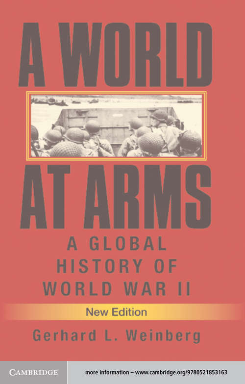 Book cover of A World at Arms: A Global History of World War II (2)