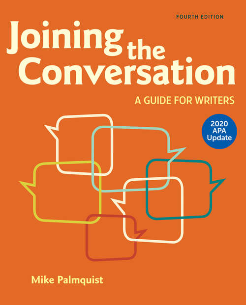 Book cover of Joining the Conversation: A Guide For Writers (3)