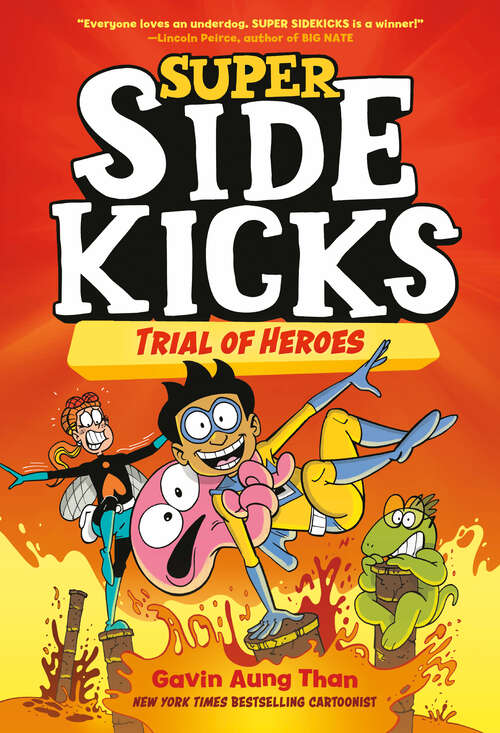 Book cover of Super Sidekicks #3: Trial of Heroes (Super Sidekicks #3)