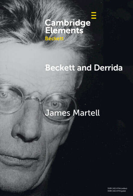 Book cover of Beckett and Derrida (Elements in Beckett Studies)