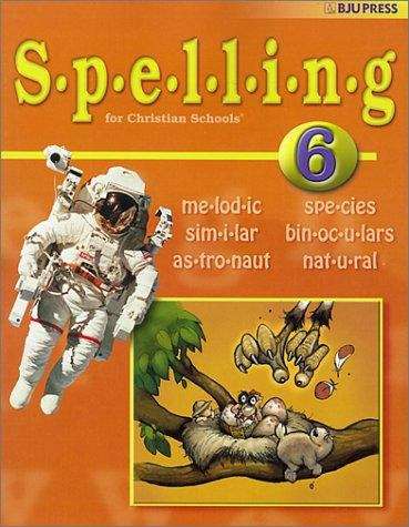 Book cover of BJU Spelling 6