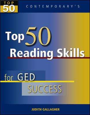 Book cover of Contemporary's, Top 50 Reading Skills for GED Success [Grade 9-12]