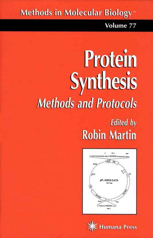 Book cover of Protein Synthesis