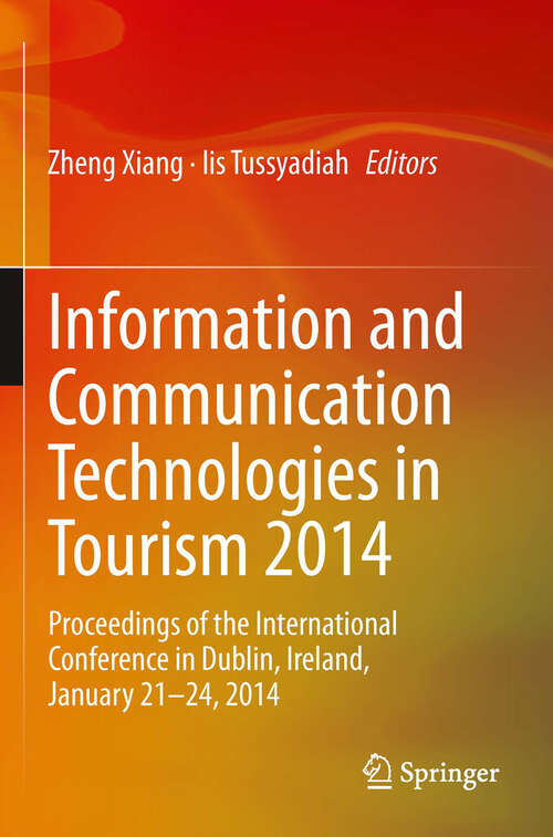 Book cover of Information and Communication Technologies in Tourism 2014