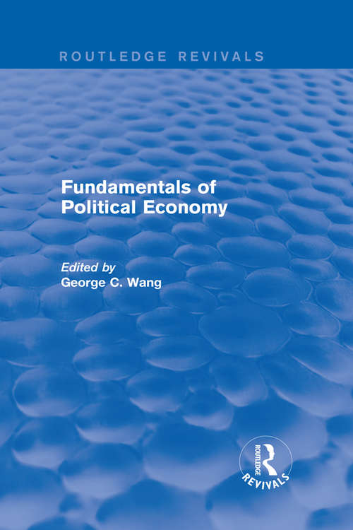 Book cover of Fundamentals of Political Economy (Routledge Revivals)