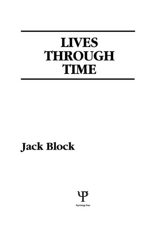 Book cover of Lives Through Time