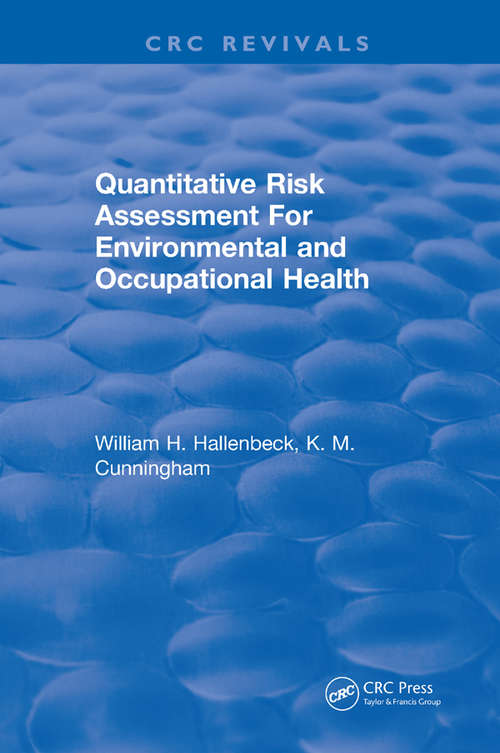 Book cover of Quantitative Risk Assessment for Environmental and Occupational Health