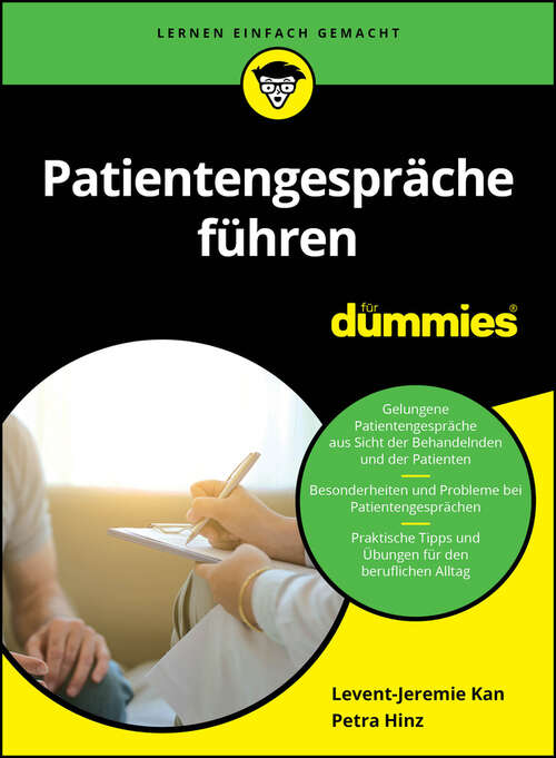 Book cover of Patientengespräche führen für Dummies (Für Dummies)