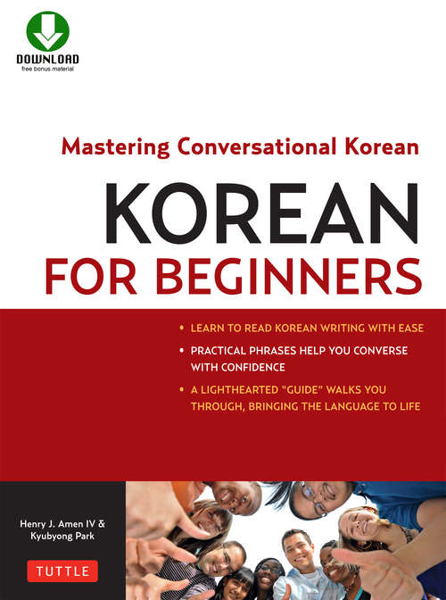 Book cover of Korean for Beginners: Mastering Conversational Korean