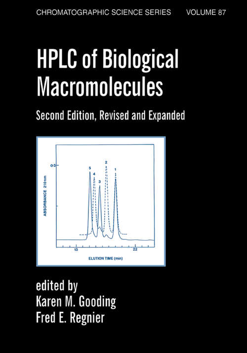 Book cover of Hplc Of Biological Macro- Molecules, Revised And Expanded (2)