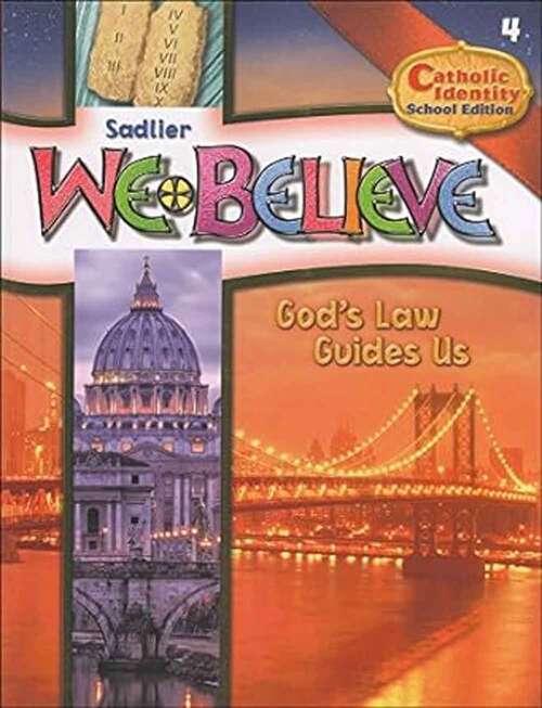 Book cover of We Believe God's Law Guides Us (K-6 Student Book) (Catholic Identity: Grade Four)