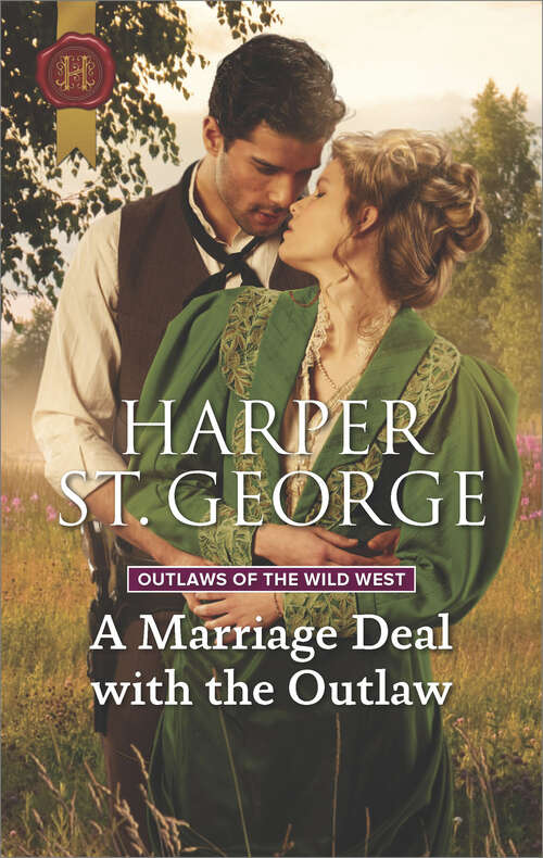 Book cover of A Marriage Deal with the Outlaw (Outlaws of the Wild West #2)
