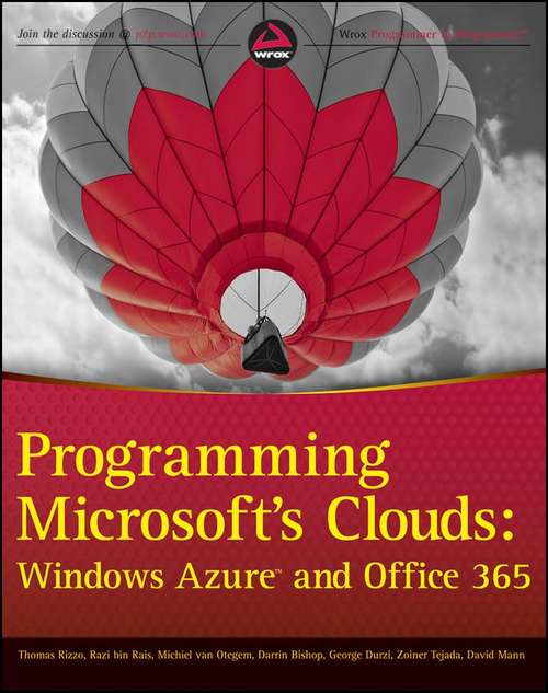 Book cover of Programming Microsoft's Clouds