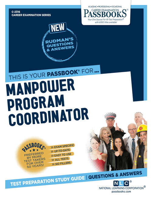 Book cover of Manpower Program Coordinator: Passbooks Study Guide (Career Examination Series)