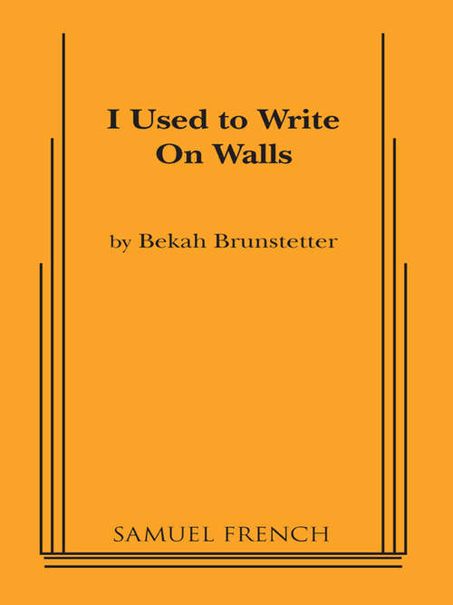 Book cover of I Used To Write On Walls