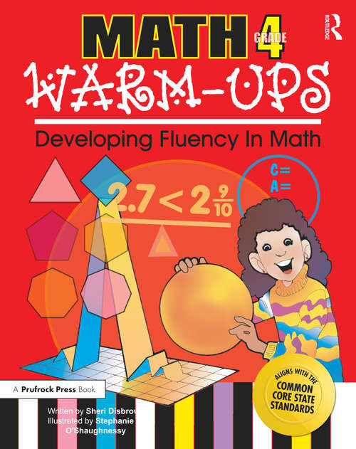 Book cover of Math Warm-Ups: Developing Fluency in Math (Grade 4) (Math Warm-ups Ser.)
