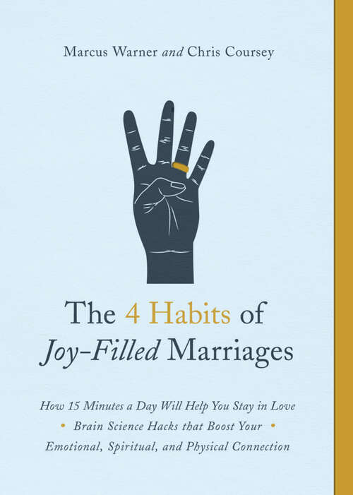 Book cover of The 4 Habits of Joy-Filled Marriages: How 15 Minutes a Day Will Help You Stay in Love